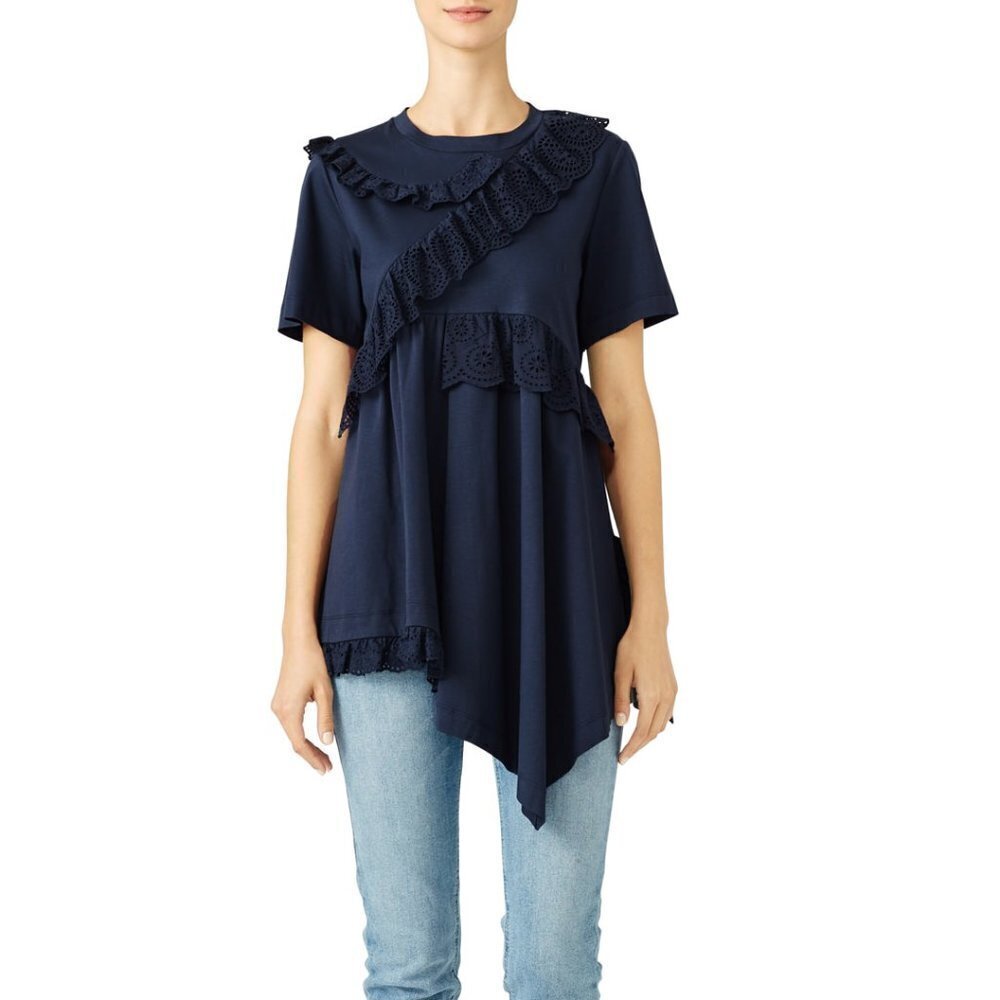 Goen. J Disconnect Ruffle Top
